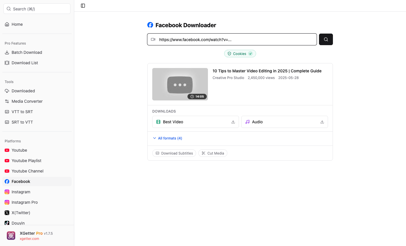 Facebook Video Downloader