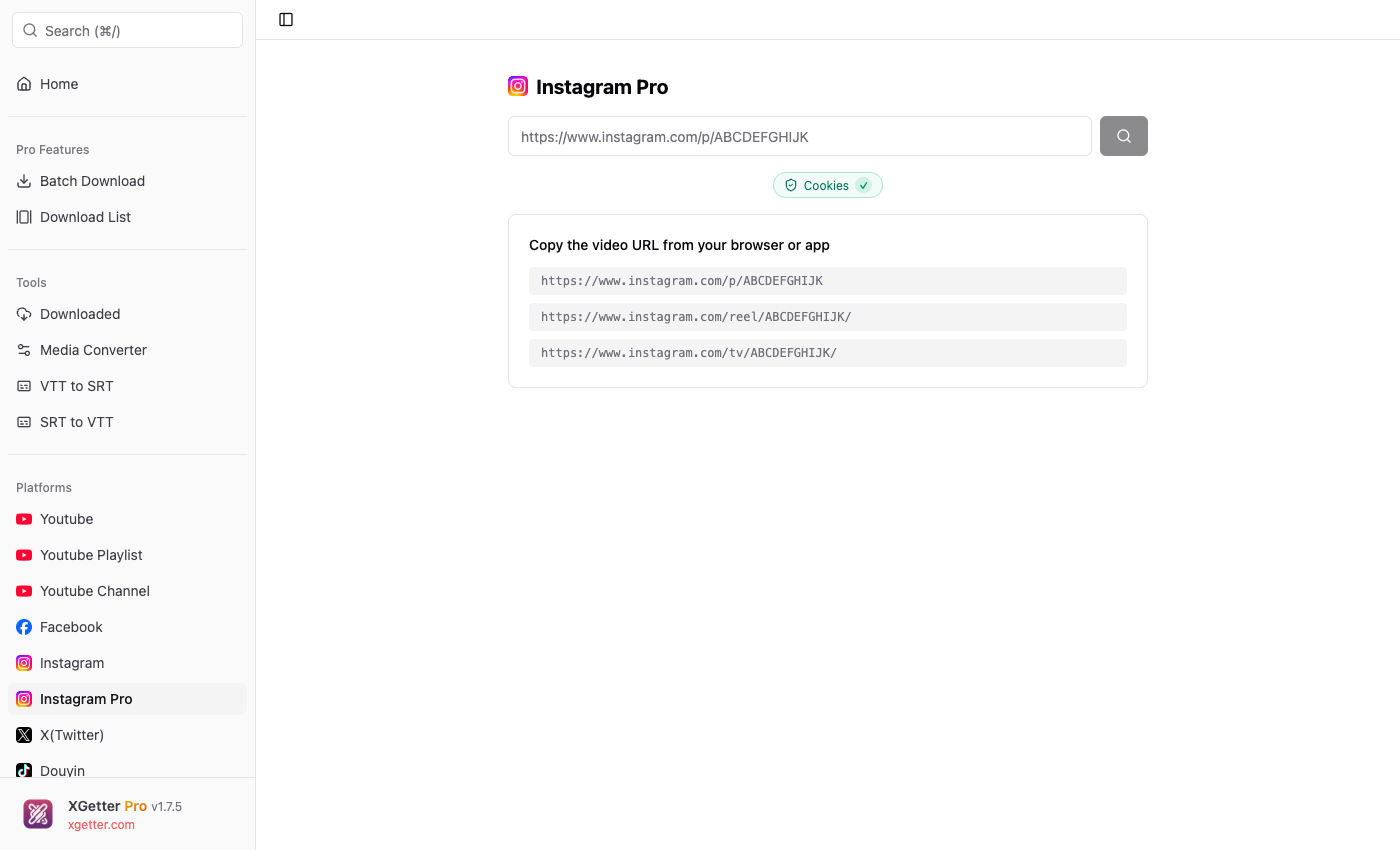 Instagram Video Downloader